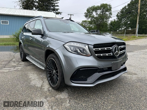 2019 Mercedes-Benz GLS 63 AMG with VIN 4JGDF7FE8KB219514, listed as a Copart auction lot 63533595 with 206,276 mi miles and Clean title. Bid and sale history available at DreamBid. Image 2.