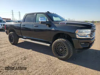 2023 Ram 2500 Laramie with VIN 3C6UR5FL4PG580565, listed as a Copart auction lot 53915245 with 13,948 mi miles and Salvage Title. Bid and sale history available at carsss.com. Image 4.