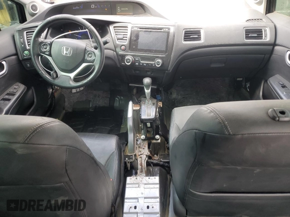 2015 Honda Civic EX-L with VIN 2HGFB2F91FH550853, listed as a Copart auction lot 51111585 with 176,151 mi miles and Salvage Title. Bid and sale history available at DreamBid. Image 8.