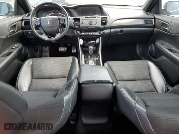 2016 Honda Accord Sport with VIN 1HGCR2F57GA209484, listed as a Copart auction lot 50388055 with 218,064 mi miles and Salvage Title. Bid and sale history available at DreamBid. Image 8.