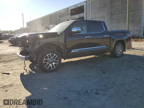 2022 Toyota Tundra 1794 Edition with VIN 5TFMA5DB6NX009193, listed as a Copart auction lot 74429534 with 49,570 mi miles and Salvage title. Bid and sale history available at DreamBid. Image 1.
