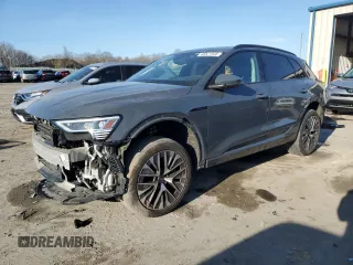 2024 Audi Q8 e-tron Premium Plus z VIN WA15AAGE1RB023051, wystawiony jako Copart lot #46521345 z przebiegiem 60 151 mil mil oraz Szkody całkowita. Historia ofert i sprzedaży dostępna na DreamBid. Obrazek 1.