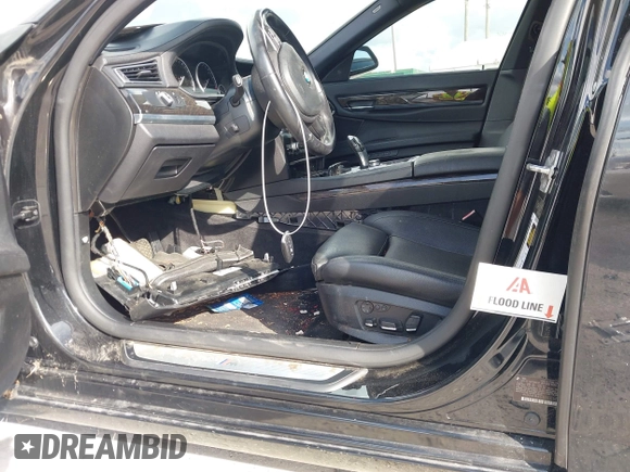 2012 BMW 7 Series 740Li with VIN WBAKB4C57CC576203, listed as a IAAI auction lot 42792281 with 91,705 mi miles and . Bid and sale history available at DreamBid. Image 6.
