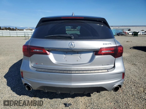 2020 Acura MDX w/Technology/A-Spec Pkg with VIN 5J8YD4H08LL019757, listed as a Copart auction lot 46604285 with 83,982 mi miles and Salvage Title. Bid and sale history available at carsss.com. Image 6.