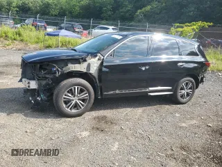 2020 Infiniti QX60 Luxe with VIN 5N1DL0MN9LC529718, listed as a Copart auction lot 60420755 with 128,679 mi miles and Salvage title. Bid and sale history available at DreamBid. Image 1.