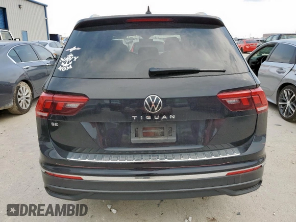 2023 Volkswagen Tiguan SE with VIN 3VVNB7AX2PM095304, listed as a Copart auction lot 56886785 with 29,894 mi miles and Salvage title. Bid and sale history available at DreamBid. Image 6.