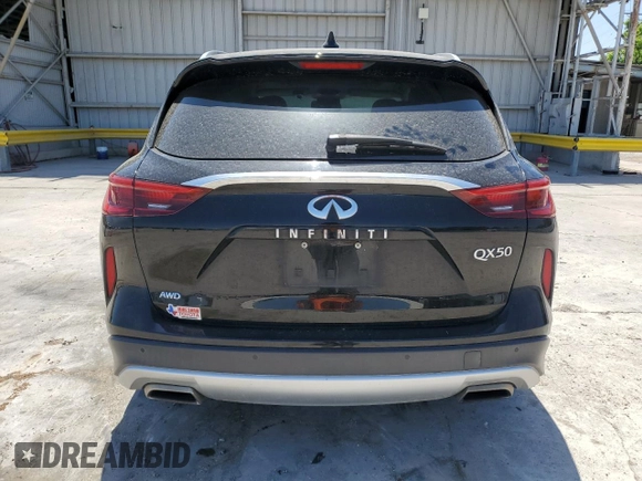 2019 Infiniti QX50 Essential z VIN 3PCAJ5M39KF115669, wystawiony jako Copart lot #52551625 z przebiegiem 65 261 mil mil oraz Szkoda całkowita • Salvage title. Historia ofert i sprzedaży dostępna na DreamBid. Obrazek 6.