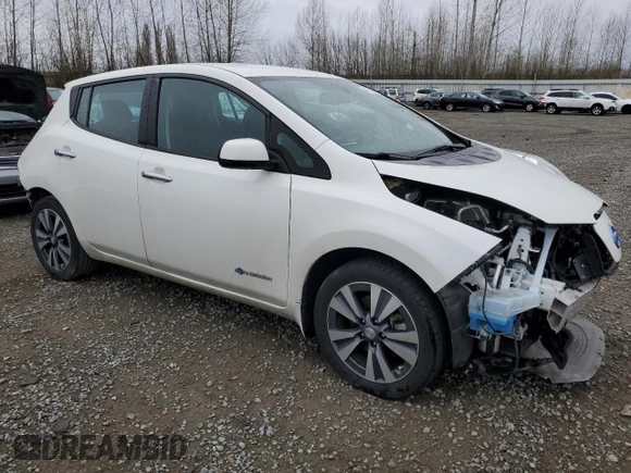 2015 Nissan LEAF SV with VIN 1N4AZ0CP2FC318640, listed as a Copart auction lot 47605593 with 48,523 mi miles. Bid and sale history available at carsss.com. Image 4.
