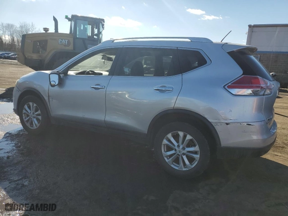 2015 Nissan Rogue SV with VIN KNMAT2MV1FP505333, listed as a Copart auction lot 46703115 with 132,642 mi miles and Salvage Title. Bid and sale history available at carsss.com. Image 2.