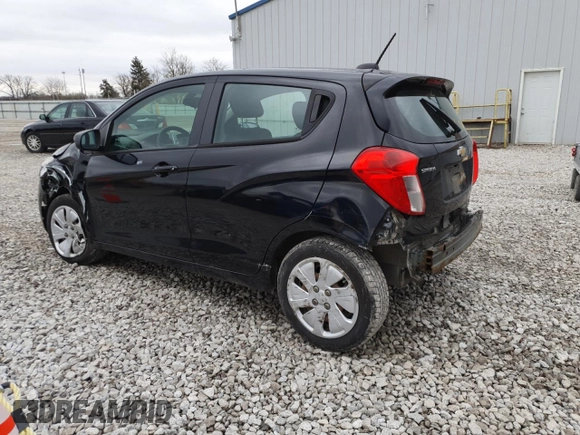 2017 Chevrolet Spark LS with VIN KL8CB6SA1HC814712, listed as a Copart auction lot 51384345 with 99,222 mi miles and Salvage Title. Bid and sale history available at carsss.com. Image 2.