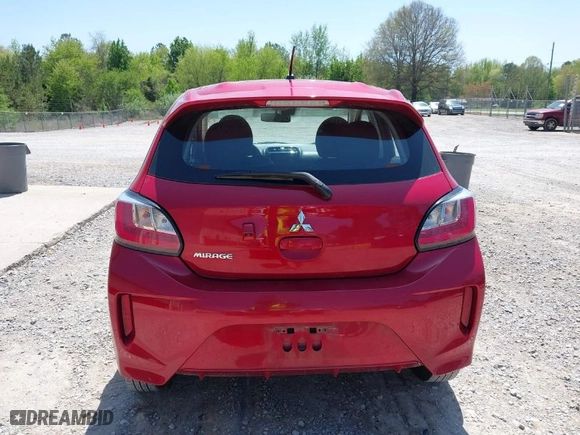 2021 Mitsubishi Mirage ES with VIN ML32AUHJ2MH013143, listed as a IAAI auction lot 41989457 with 56,166 mi miles. Bid and sale history available at carsss.com. Image 16.