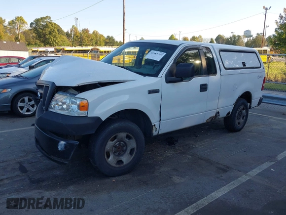 2008 Ford F-150 XL with VIN 1FTRF14W98KB87331, listed as a IAAI auction lot 40583789 with 106,402 mi miles. Bid and sale history available at carsss.com. Image 17.