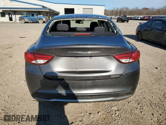 2015 Chrysler 200 Limited with VIN 1C3CCCAB9FN718846, listed as a Copart auction lot 80136324 with 93,793 mi miles and Non Repairable. Bid and sale history available at carsss.com. Image 6.