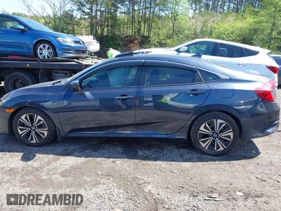 2017 Honda Civic Sedan EX-T with VIN 19XFC1F39HE021182, listed as a IAAI auction lot 41987404 with 88,733 mi miles. Bid and sale history available at carsss.com. Image 14.
