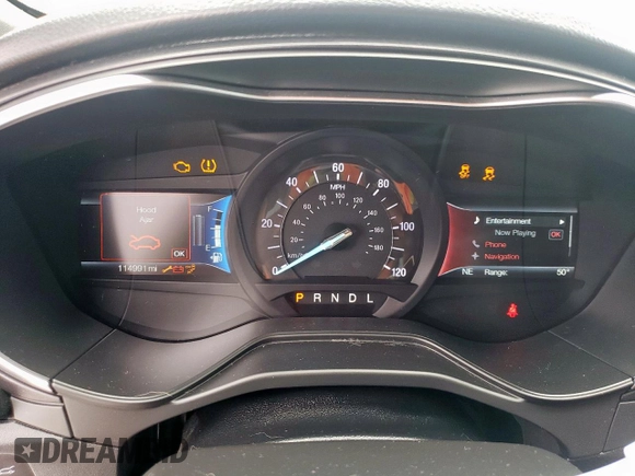 2019 Ford Fusion Titanium with VIN 3FA6P0SU7KR208701, listed as a Copart auction lot 54910895 with 114,991 mi miles and Salvage title. Bid and sale history available at DreamBid. Image 9.