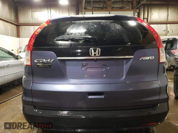 2013 Honda CR-V EX-L with VIN 2HKRM4H72DH667407, listed as a Copart auction lot 51111705 with 170,397 mi miles and Salvage Title. Bid and sale history available at carsss.com. Image 6.