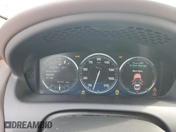 2015 Jaguar XJ with VIN SAJWA2GZ4F8V85085, listed as a Copart auction lot 45409105 with 91,137 mi miles and Non Repairable. Bid and sale history available at carsss.com. Image 9.