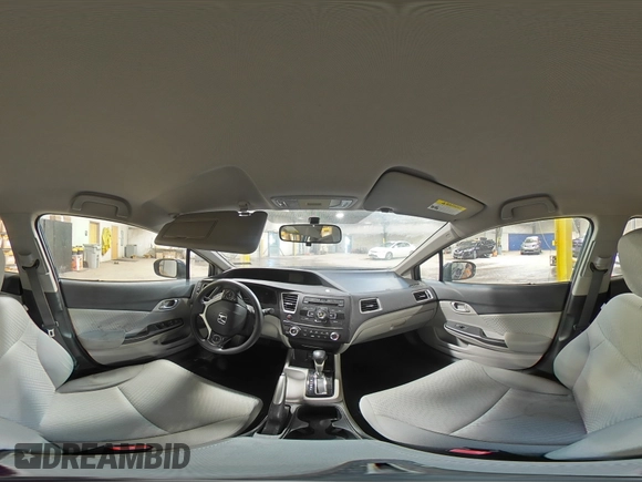 2015 Honda Civic LX with VIN 19XFB2F53FE279110, listed as a Copart auction lot 54827215 with Not Provided miles and Salvage Title. Bid and sale history available at carsss.com. Image 15.