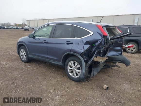 2012 Honda CR-V EX-L with VIN JHLRM4H74CC029446, listed as a IAAI auction lot 40746965 with 269,993 mi miles. Bid and sale history available at carsss.com. Image 3.