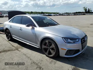 2019 Audi S4 Premium Plus with VIN WAUB4AF44KA079065, listed as a Copart auction lot 49865473 with 65,306 mi miles. Bid and sale history available at carsss.com. Image 4.