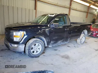 2021 Ford F-150 XL with VIN 1FTMF1E54MKE22485, listed as a Copart auction lot 47852735 with 23,529 mi miles and Salvage title. Bid and sale history available at DreamBid. Image 1.