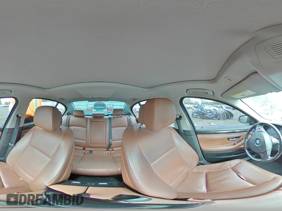 2013 BMW 5 Series 535i xDrive with VIN WBAFU7C56DDU76540, listed as a Copart auction lot 63778835 with Not provided miles and Salvage title. Bid and sale history available at DreamBid. Image 14.