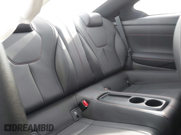 2021 Infiniti Q60 Red Sport 400 with VIN JN1FV7LL4MM560101, listed as a IAAI auction lot 41459579 with 29,340 mi miles and . Bid and sale history available at DreamBid. Image 8.