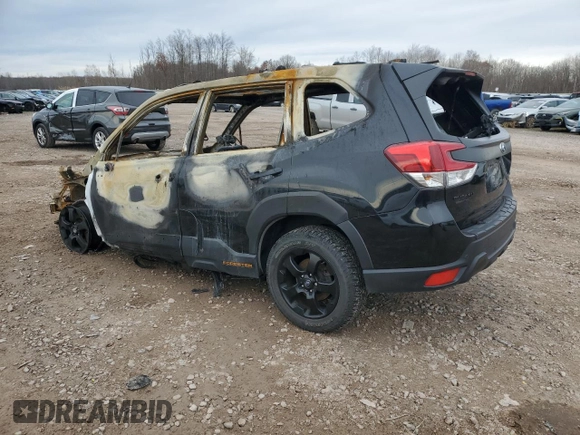 2023 Subaru Forester Wilderness with VIN JF2SKAMC5PH444744, listed as a Copart auction lot 80425134 with 0 mi miles and Non Repairable. Bid and sale history available at carsss.com. Image 2.