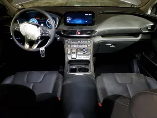 2023 Hyundai Santa Fe Hybrid SEL Premium with VIN 5NMS3DA12PH015964, listed as a Copart auction lot 78754604 with 6,633 mi miles and Salvage Title. Bid and sale history available at carsss.com. Image 8.