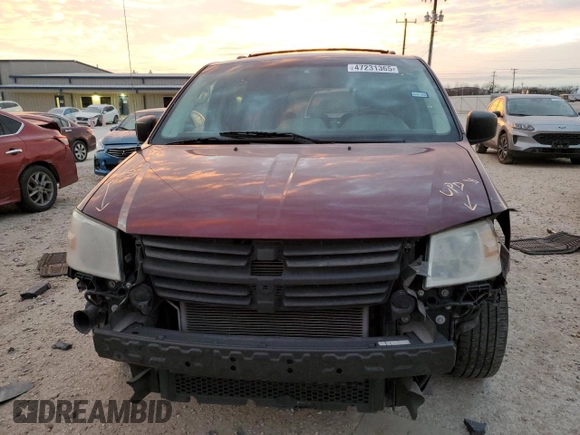 2009 Dodge Grand Caravan SE with VIN 2D8HN44E19R506202, listed as a Copart auction lot 47231365 with 225,038 mi miles and Salvage title. Bid and sale history available at DreamBid. Image 5.