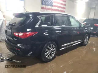 2015 Infiniti QX60 with VIN 5N1AL0MM9FC552706, listed as a Copart auction lot 45138455 with 75,542 mi miles and Salvage Title. Bid and sale history available at carsss.com. Image 3.