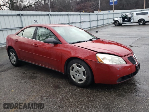 2006 Pontiac G6 1SV with VIN 1G2ZF55B164177031, listed as a Copart auction lot 81371843 with 131,080 mi miles and Salvage title. Bid and sale history available at DreamBid. Image 4.