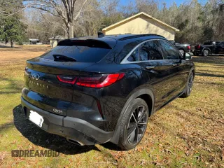 2023 Infiniti QX55 Luxe z VIN 3PCAJ5JR5PF103535, wystawiony jako Copart lot #44084545 z przebiegiem 45 316 mil mil oraz Czysty tytuł • Clean title. Historia ofert i sprzedaży dostępna na DreamBid. Obrazek 4.
