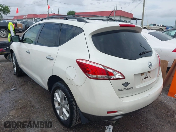2014 Nissan Murano SV z VIN JN8AZ1MUXEW407149, wystawiony jako IAAI lot #42444679 z przebiegiem 155 946 mil mil oraz . Historia ofert i sprzedaży dostępna na DreamBid. Obrazek 3.