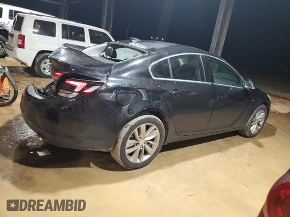 2017 Buick Regal Premium II with VIN 2G4GR5GX3H9132705, listed as a Copart auction lot 85296914 with 131,119 mi miles and Salvage Title. Bid and sale history available at carsss.com. Image 3.