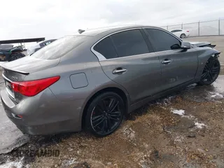2015 Infiniti Q50 with VIN JN1BV7AP6FM336383, listed as a IAAI auction lot 41578035 with 109,591 mi miles and . Bid and sale history available at DreamBid. Image 4.