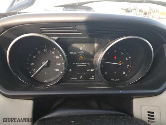 2016 Land Rover Range Rover Sport V6 HSE with VIN SALWR2VF6GA643281, listed as a Copart auction lot 51000215 with 112,457 mi miles and Salvage Title. Bid and sale history available at carsss.com. Image 9.