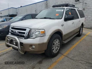 2014 Ford Expedition EL XLT with VIN 1FMJK1J54EEF48197, listed as a Copart auction lot 81914284 with 0 mi miles and Clean Title. Bid and sale history available at carsss.com. Image 1.