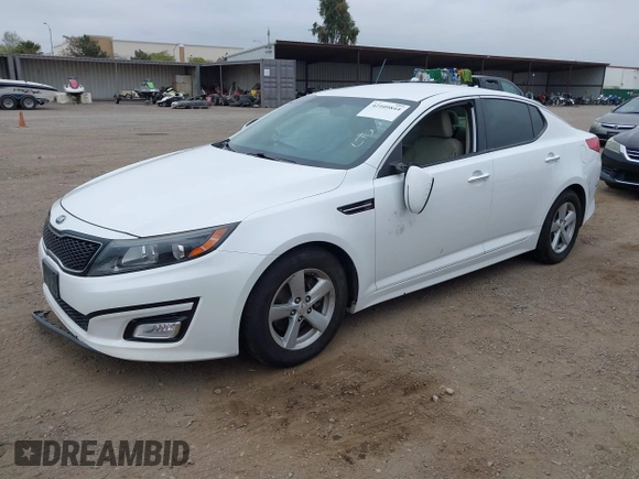 2014 Kia Optima LX with VIN 5XXGM4A72EG260072, listed as a IAAI auction lot 42109844 with 167,910 mi miles and . Bid and sale history available at carsss.com. Image 2.