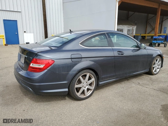 2013 Mercedes-Benz C-Class C 250 with VIN WDDGJ4HBXDG017447, listed as a Copart auction lot 50173635 with 160,870 mi miles and Clean Title. Bid and sale history available at carsss.com. Image 3.