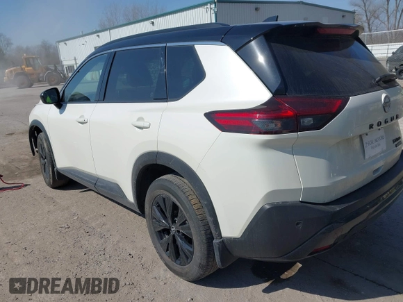 2023 Nissan Rogue SV with VIN JN8BT3BB1PW206178, listed as a IAAI auction lot 41796534 with 18,609 mi miles. Bid and sale history available at carsss.com. Image 3.