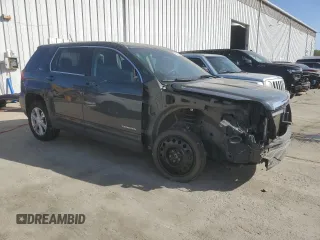 2017 GMC Terrain SLE with VIN 2GKFLSEK4H6195728, listed as a Copart auction lot 53819355 with 60,765 mi miles and Salvage Title. Bid and sale history available at carsss.com. Image 4.