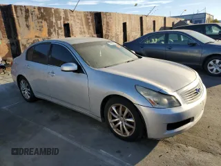 2007 Infiniti G35 Journey with VIN JNKBV61E37M710924, listed as a Copart auction lot 76818704 with 160,362 mi miles and Salvage Title. Bid and sale history available at DreamBid. Image 4.