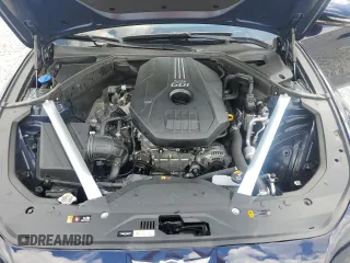2023 Genesis G70 2.0T with VIN KMTG34TA8PU127827, listed as a Copart auction lot 59662305 with 6,310 mi miles and Salvage title. Bid and sale history available at DreamBid. Image 11.