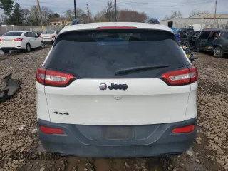 2018 Jeep Cherokee Latitude with VIN 1C4PJMCB7JD530301, listed as a Copart auction lot 51976255 with 0 mi miles and Salvage Title. Bid and sale history available at carsss.com. Image 6.