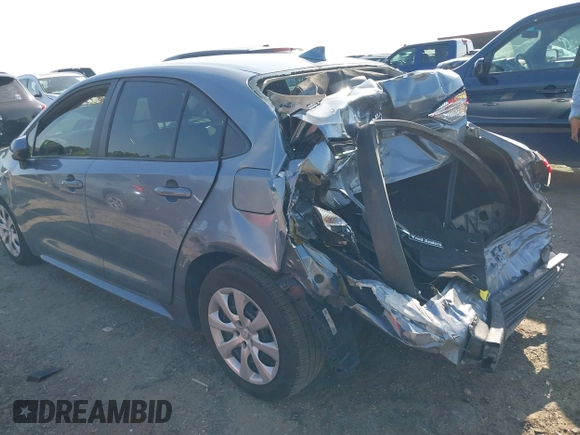 2024 Toyota Corolla LE with VIN 5YFB4MDE9RP101616, listed as a IAAI auction lot 42030741 with 27,141 mi miles and . Bid and sale history available at DreamBid. Image 3.