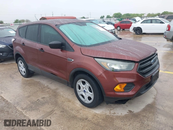 2018 Ford Escape S with VIN 1FMCU0F73JUA03910, listed as a IAAI auction lot 41899146 with 33,486 mi miles and . Bid and sale history available at carsss.com. Image 1.