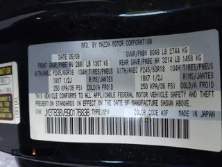 2009 Mazda CX-9 Touring with VIN JM3TB38V690176838, listed as a IAAI auction lot 41236258 with 215,285 mi miles and . Bid and sale history available at DreamBid. Image 9.