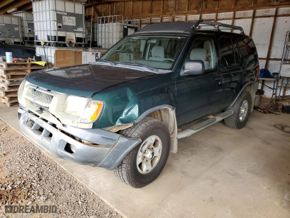 2000 Nissan Xterra XE with VIN 5N1ED28Y8YC567126, listed as a Copart auction lot 43042455 with 91,751 mi miles and Salvage Title. Bid and sale history available at carsss.com. Image 1.