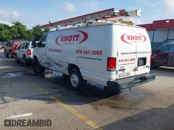 2014 Ford Econoline Cargo Commercial with VIN 1FTNS2EW7EDA04202, listed as a IAAI auction lot 42720940 with 167,356 mi miles and . Bid and sale history available at DreamBid. Image 3.